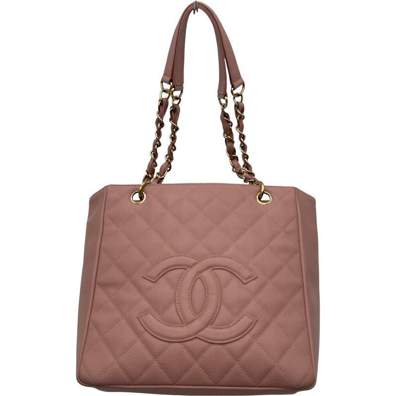 シャネル CHANEL PSTトートバッグ A50994 8番台 ピンク ゴールド金具