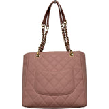 シャネル CHANEL PSTトートバッグ A50994 8番台 ピンク ゴールド金具 キャビアスキン レディース トートバッグ