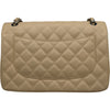 シャネル CHANEL デカマトラッセ30 A58600 15番台 ベージュ シルバー金具 キャビアスキン レディース ショルダーバッグ