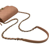 シャネル CHANEL ミニフラップバッグ AS3002 サーモンピンク ゴールド金具 キャビアスキン レディース ショルダーバッグ