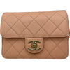 シャネル CHANEL ミニフラップバッグ AS3002 サーモンピンク ゴールド金具 キャビアスキン レディース ショルダーバッグ