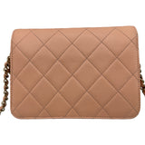 シャネル CHANEL ミニフラップバッグ AS3002 サーモンピンク ゴールド金具 キャビアスキン レディース ショルダーバッグ