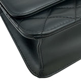 シャネル CHANEL マトラッセスモールフラップバッグ AS2715 ブラック ゴールド金具 カーフスキン レディース ショルダーバッグ