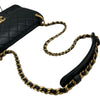 シャネル CHANEL マトラッセスモールフラップバッグ AS2715 ブラック ゴールド金具 カーフスキン レディース ショルダーバッグ