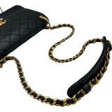 シャネル CHANEL マトラッセスモールフラップバッグ AS2715 ブラック ゴールド金具 カーフスキン レディース ショルダーバッグ