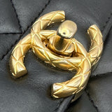 シャネル CHANEL マトラッセスモールフラップバッグ AS2715 ブラック ゴールド金具 カーフスキン レディース ショルダーバッグ