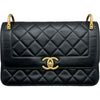 シャネル CHANEL マトラッセスモールフラップバッグ AS2715 ブラック ゴールド金具 カーフスキン レディース ショルダーバッグ