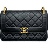 シャネル CHANEL マトラッセスモールフラップバッグ AS2715 ブラック ゴールド金具 カーフスキン レディース ショルダーバッグ