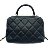 シャネル CHANEL トレンディCCボーリングバッグ AS16247 29番台 ブラック ゴールド金具 ラムスキン レディース ショルダーバッグ