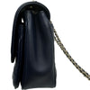 シャネル CHANEL ラブリーデイスクエアプラップバッグ A57895 26番台 ダークブルー ゴールド金具 ラムスキン レディース ショルダーバッグ