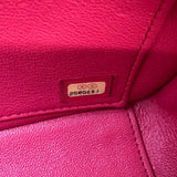 シャネル CHANEL ビジネスアフィティニティスモールショルダーバッグ A93749 25番台 レッド ゴールド金具 キャビアスキン レディース ショルダーバッグ