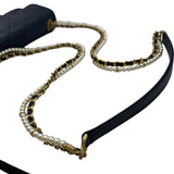 シャネル CHANEL マトラッセフラップショルダーバッグ AS2210 30番台 ブルー ゴールド金具 ラムスキン レディース ショルダーバッグ
