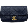 シャネル CHANEL マトラッセフラップショルダーバッグ AS2210 30番台 ブルー ゴールド金具 ラムスキン レディース ショルダーバッグ