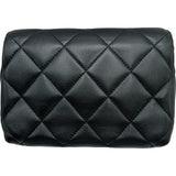 シャネル CHANEL マトラッセロゴチャームチェーンショルダー AS4986 ブラック ゴールド金具 ラムスキン レディース ショルダーバッグ