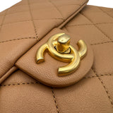シャネル CHANEL マトラッセロゴチェーンショルダー AS3885 ベージュ ゴールド金具 ラムスキン レディース ショルダーバッグ