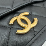 シャネル CHANEL マトラッセチェーンホーボー AS4666 ブラック ゴールド金具 カーフスキン レディース ショルダーバッグ