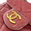 シャネル CHANEL スモールホーボーバッグ AS4323 ピンク ゴールド金具 ベロア レディース ショルダーバッグ