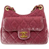 シャネル CHANEL スモールホーボーバッグ AS4323 ピンク ゴールド金具 ベロア レディース ショルダーバッグ