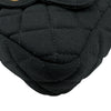 シャネル CHANEL スモールホーボーバッグ ブラック ゴールド金具 コットンジャージー レディース ショルダーバッグ