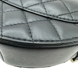 シャネル CHANEL ハートシェイプチェーンショルダーバッグ AS5764 ブラック ゴールド金具 ラムスキン レディース ショルダーバッグ