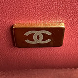 シャネル CHANEL ハートシェイプチェーンショルダーバッグ AS5764 ブラック ゴールド金具 ラムスキン レディース ショルダーバッグ