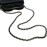 シャネル CHANEL ハートシェイプチェーンショルダーバッグ AS5764 ブラック ゴールド金具 ラムスキン レディース ショルダーバッグ