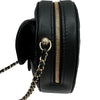 シャネル CHANEL ハートシェイプチェーンショルダーバッグ AS5764 ブラック ゴールド金具 ラムスキン レディース ショルダーバッグ