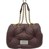 メゾン マルジェラ Maison Margiela グラムスラムフラップミディアム S56WG0169 パープル系 ゴールド金具 ラム レディース ショルダーバッグ