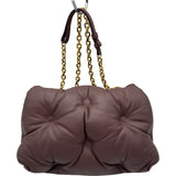 メゾン マルジェラ Maison Margiela グラムスラムフラップミディアム S56WG0169 パープル系 ゴールド金具 ラム レディース ショルダーバッグ