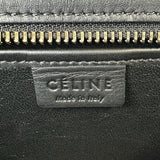 セリーヌ CELINE ラゲージナノショッパー 168243 ホワイト/ブラック/ベージュ レザー レディース ショルダーバッグ
