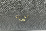 セリーヌ CELINE ベルトバッグナノ 189003 グレー ゴールド金具 レザー レディース ショルダーバッグ