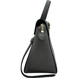セリーヌ CELINE ベルトバッグナノ 189003 グレー ゴールド金具 レザー レディース ショルダーバッグ