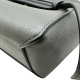 セリーヌ CELINE ベルトバッグナノ 189003 グレー ゴールド金具 レザー レディース ショルダーバッグ