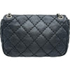 シャネル CHANEL ワイルドステッチチェーンショルダー 17番台 ブラック シルバー金具 カーフスキン レディース ショルダーバッグ