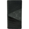 ルイ・ヴィトン LOUIS VUITTON ポルトフォイユ・ブラザ N81872 ノワール クロコ/オーストリッチ メンズ 長財布