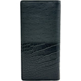ルイ・ヴィトン LOUIS VUITTON ポルトフォイユ・ブラザ N81872 ノワール クロコ/オーストリッチ メンズ 長財布
