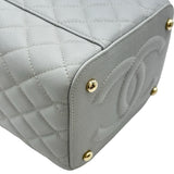 シャネル CHANEL マトラッセバニティチェーンショルダーバッグ AS2362 グレー ゴールド金具 キャビアスキン レディース ショルダーバッグ