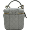 シャネル CHANEL マトラッセバニティチェーンショルダーバッグ AS2362 グレー ゴールド金具 キャビアスキン レディース ショルダーバッグ