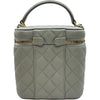 シャネル CHANEL マトラッセバニティチェーンショルダー AS2362 グレー ゴールド金具 キャビアスキン レディース ショルダーバッグ