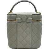 シャネル CHANEL マトラッセバニティチェーンショルダー AS2362 グレー ゴールド金具 キャビアスキン レディース ショルダーバッグ