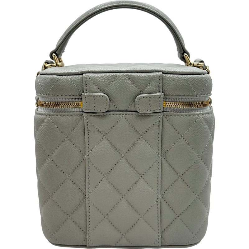 シャネル CHANEL マトラッセバニティチェーンショルダー AS2362 グレー