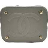 シャネル CHANEL マトラッセバニティチェーンショルダー AS2362 グレー ゴールド金具 キャビアスキン レディース ショルダーバッグ
