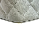 シャネル CHANEL マトラッセバニティチェーンショルダー AS2362 グレー ゴールド金具 キャビアスキン レディース ショルダーバッグ
