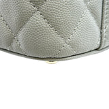 シャネル CHANEL マトラッセバニティチェーンショルダー AS2362 グレー ゴールド金具 キャビアスキン レディース ショルダーバッグ