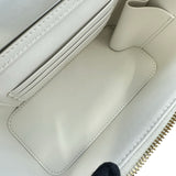 シャネル CHANEL マトラッセトップハンドル2WAYバニティ AP3017 ホワイト ゴールド金具 キャビアスキン レディース ショルダーバッグ
