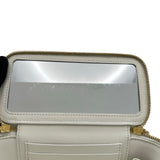 シャネル CHANEL マトラッセトップハンドル2WAYバニティ AP3017 ホワイト ゴールド金具 キャビアスキン レディース ショルダーバッグ