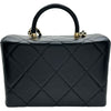シャネル CHANEL マトラッセトップハンドルスモールバッグ AS4470 ブラック ゴールド金具 カーフスキン レディース ショルダーバッグ