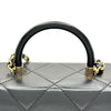 シャネル CHANEL マトラッセトップハンドルスモールバッグ AS4470 ブラック ゴールド金具 カーフスキン レディース ショルダーバッグ