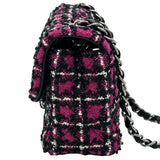 シャネル CHANEL ミニマトラッセ20 A69900 ブラック/ピンク/ホワイト ツイード レディース ショルダーバッグ