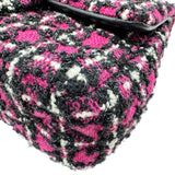 シャネル CHANEL ミニマトラッセ20 A69900 ブラック/ピンク/ホワイト ツイード レディース ショルダーバッグ